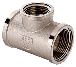 Valtec VT.750 Тройник 3/4"х1/2"х3/4" хром (10/50)