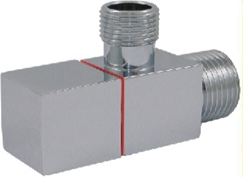 Schlosser Кран хромированный Square угловой НР-НР 1/2х3/8 606000053