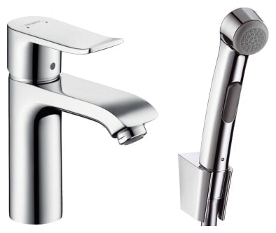 Hansgrohe METRIS 31285000 смеситель для раковины c гигиен. душем