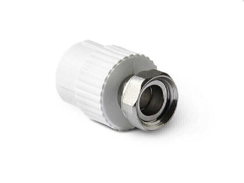 PRO AQUA Муфта с накидной гайкой 25-3/4" белый PA29014
