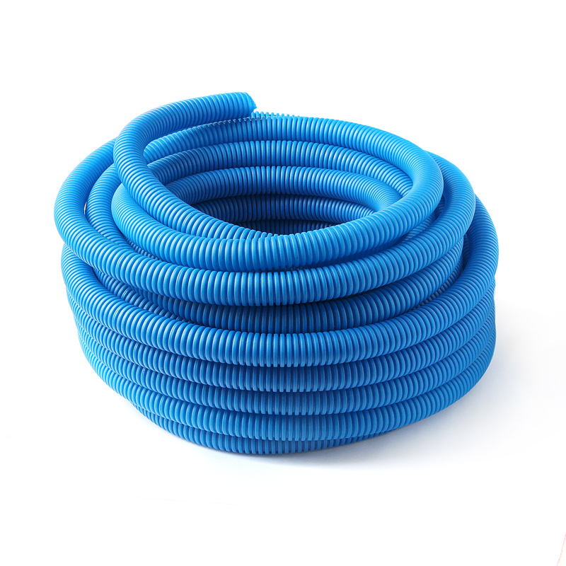 PRO AQUA FLEXI GUARD Защитная гофротруба (синяя) Для труб 32 мм. Бухта  30м