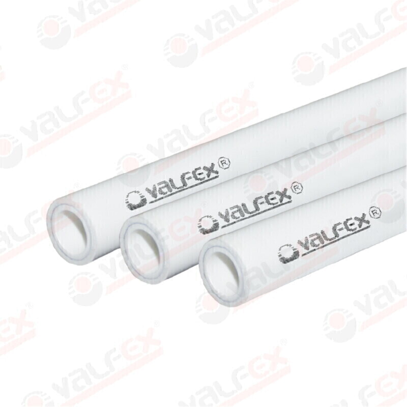 ValFex Труба армированная ALUMINIUM, SDR 6 PN25, ø 20х3,4 мм ( уп.140 м.) БЕЛАЯ