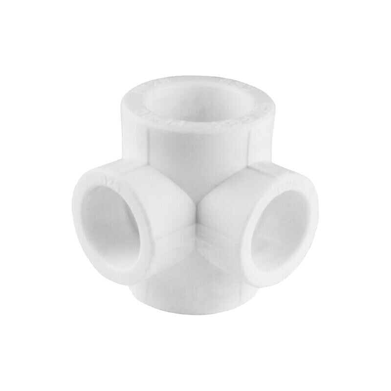 ValFex Крестовина  2-пл. 40*25*25*40 ( уп 60/15 шт.) БЕЛАЯ