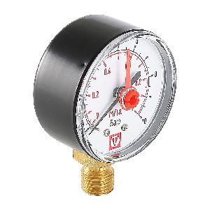 Valtec Манометр Dy 50 с нижним подключением 1/4", 0-10 бар VT.TM50.D.02