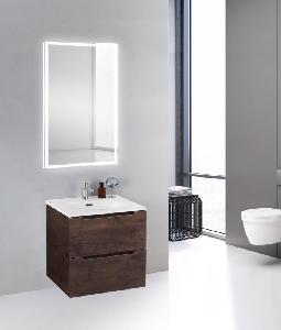 BelBagno ETNA 500 Тумба подвесная, Rovere Moro ETNA39-500/390-2C-SO-RW-P + Керамическая раковина BB500/390ETL