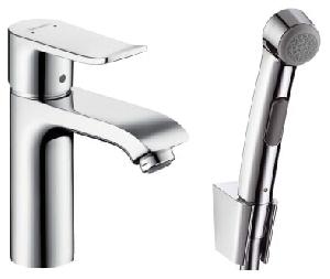 Hansgrohe METRIS 31285000 смеситель для раковины c гигиен. душем