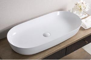 BelBagno Раковина накладная керамическая BB1349 овальная  81*41 см