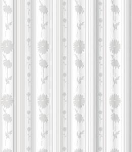 Lemark Штора для ванной 200*180 C2018T038 Flower crystal, текстиль, пластик. кольца 12 шт