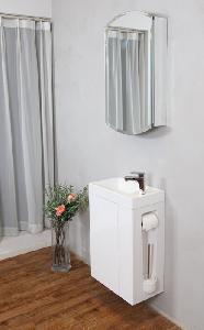 BelBagno Capella 55 Тумба с раковиной (BB500BHLC/BL/RIGHT) bianco Laccato