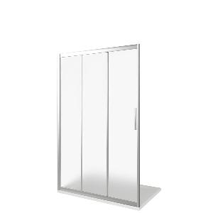 GoodDoor ORION WTW-PD-110-G-CH  (1050-1150)x1850 мм матовое стекло , дверь для дкша