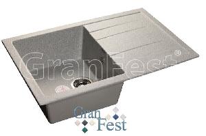 Gran Fest Мойка комп. Quadro GF-Q780L СЕРЫЙ (775х500х200)