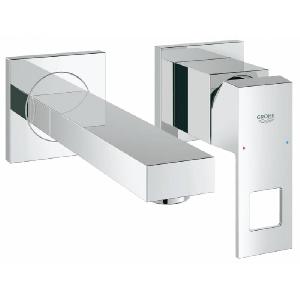 GROHE 19895000 Eurocube Смеситель для раковины на 2 отверстия на стену, хром