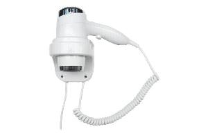 Nofer Фен для сушки волос HOTELline настенный белый 1800-2200 W, 02011.W