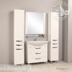 AQUATON Тумба АРИЯ 80Н с раковиной (1A141301AA010) 