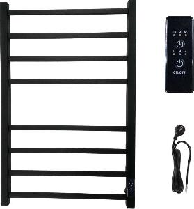MARGROID Электрический полотенцесушитель В81/10 профильный шнуровой Р80*60  RAL 9005 