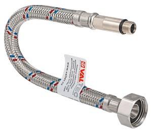 Valtec Гибкая подводка для смесителя М10х35 - G1/2" 60см из нержавеющей стали