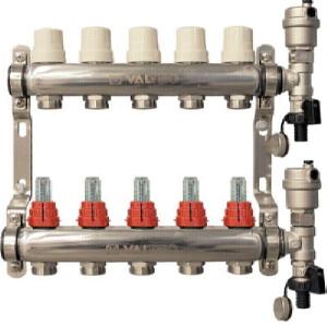 Valtec Коллекторная группа со встроенными расходомерами в сборе 1"4 Eurokonus 3/4 VTc.589.EMNX.0604 