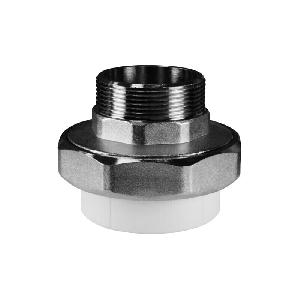 ValFex Муфта комб.разъём.(американка) НР 20х1/2" ( уп 175/25 шт.) БЕЛАЯ